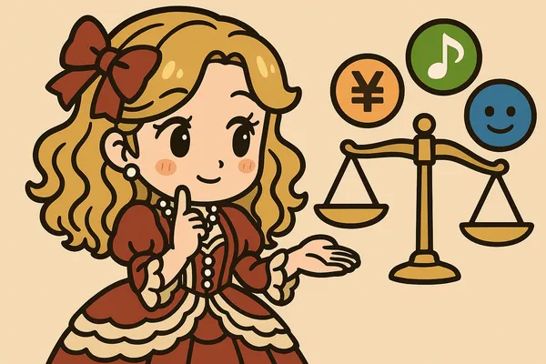 Disney+とNetflixの比較イメージ