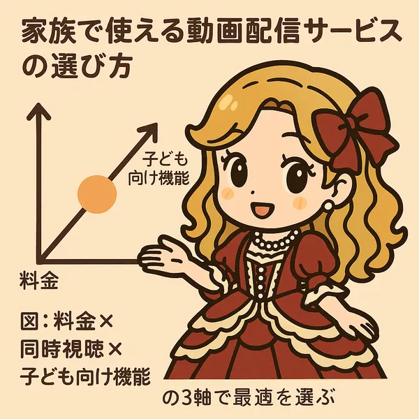 家族で使える動画配信サービスの選び方