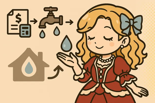 エレガントに水道代を整える